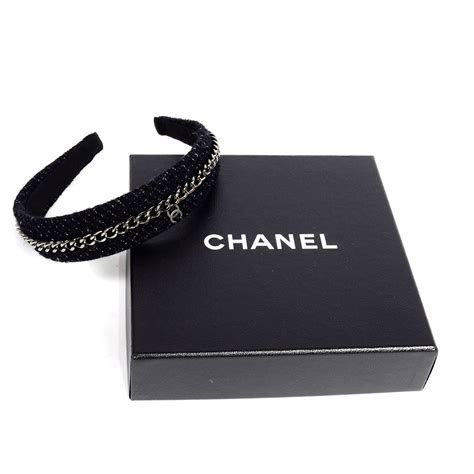 chanel padded headband.